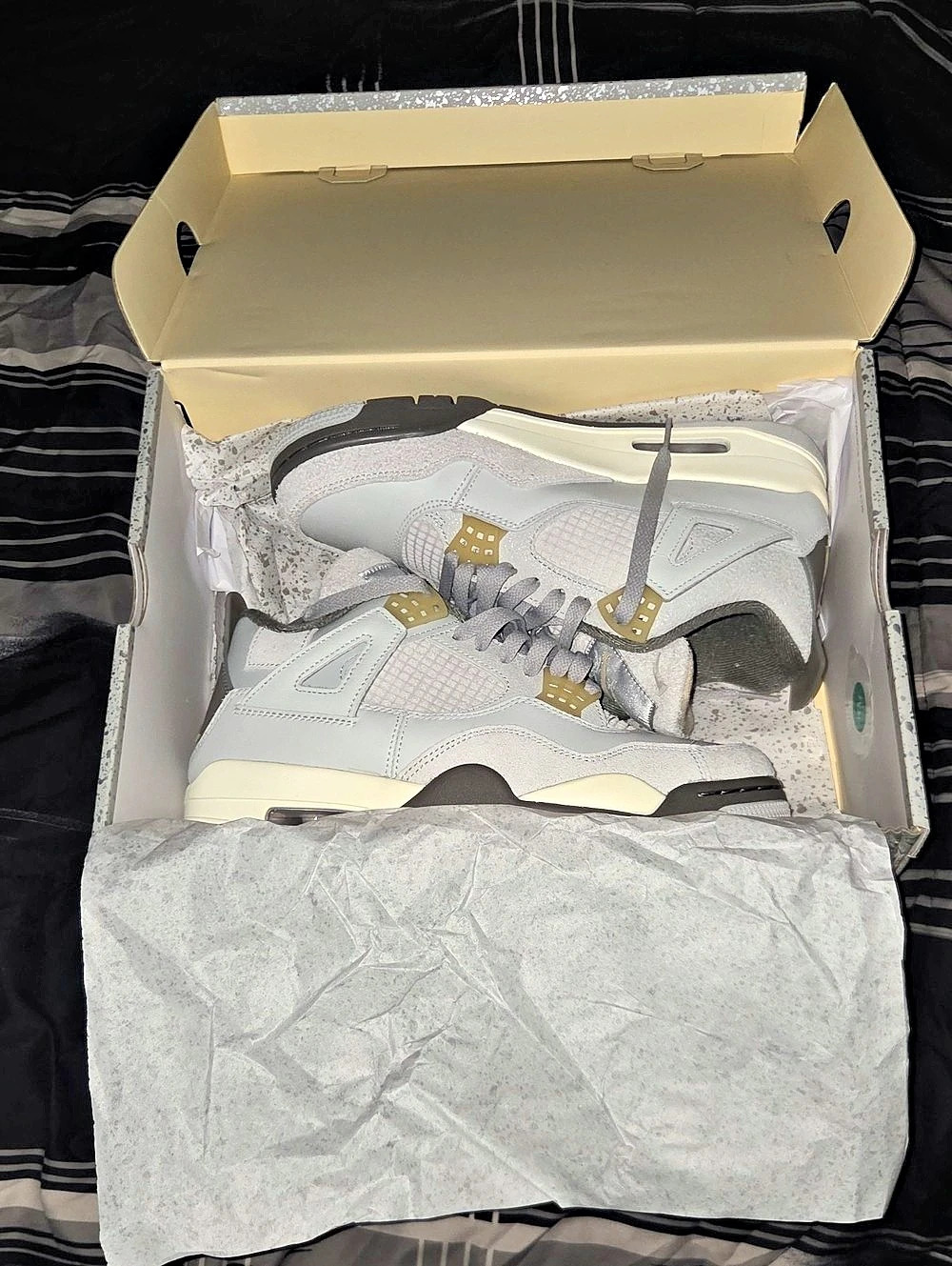 Jordan Air Jordan 4 Retro SE Craft 'Photon Dust' Gray & White US 8